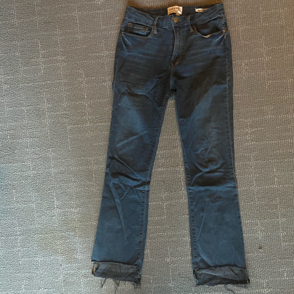 Frame jeans le crop mini bootcut - dark wash